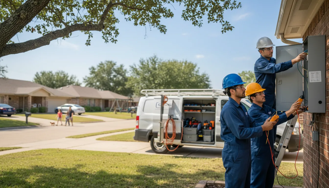 Certified electrician providing emergency electrical services in Rushford, NY